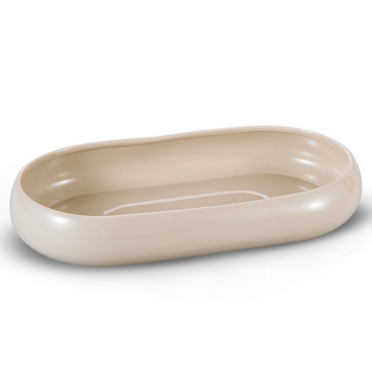 Bondy Schale – 35,0 x 18,0 x 6,0 cm | Taupe | 1-teilig
